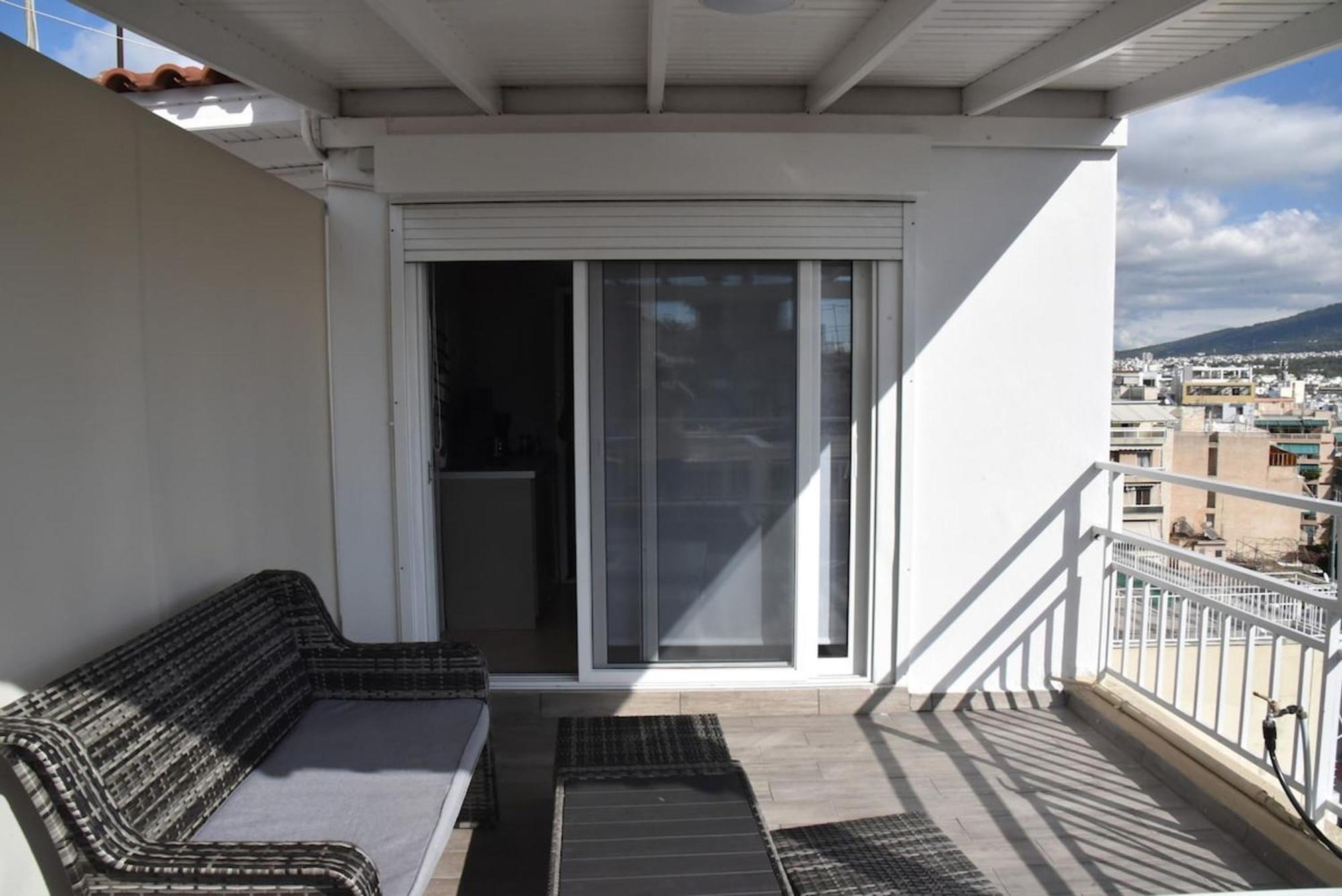 Tiny Rooftop Apartment Athens Exterior photo